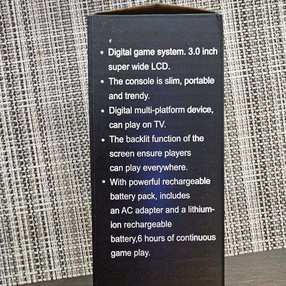 3 inch LCD display 500 Classic Game Handheld w TV connect Portable Game Console - Picture 6 of 6